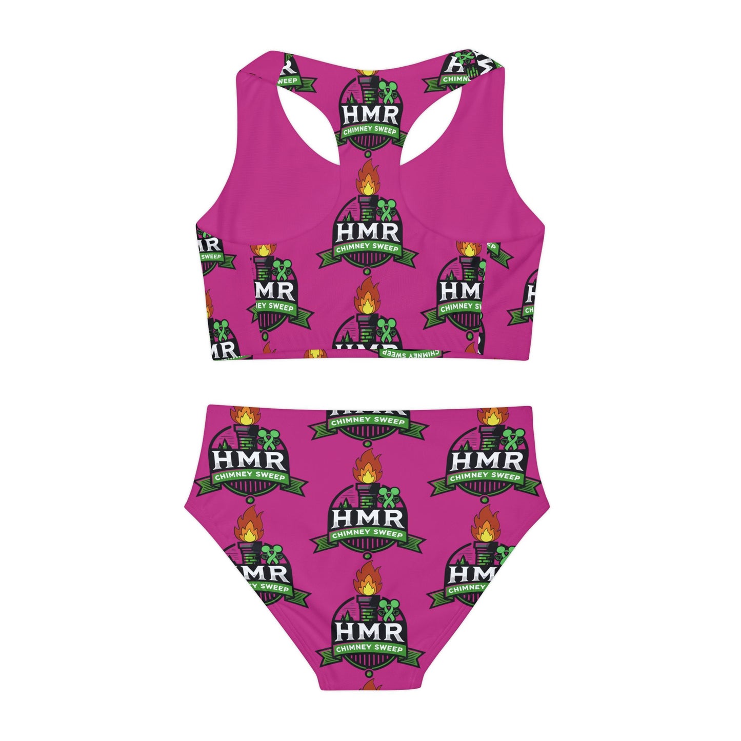 Girls Two Piece Swimsuit (AOP)