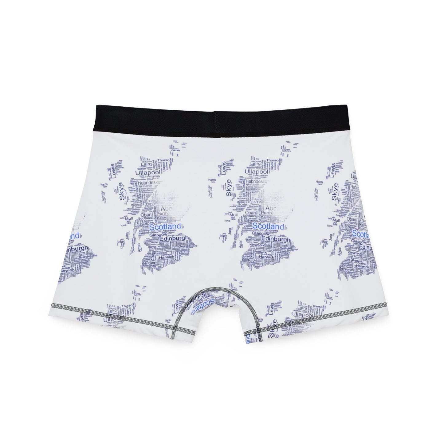 Cities of Scotland Map Men's Boxers