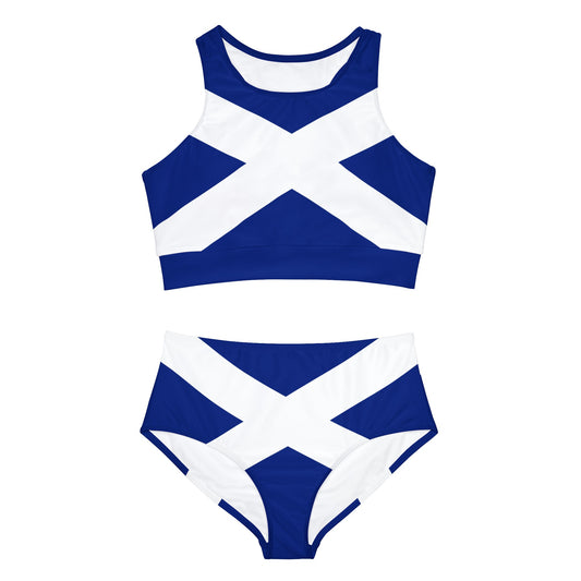 Flag of Scotland Sporty Bikini