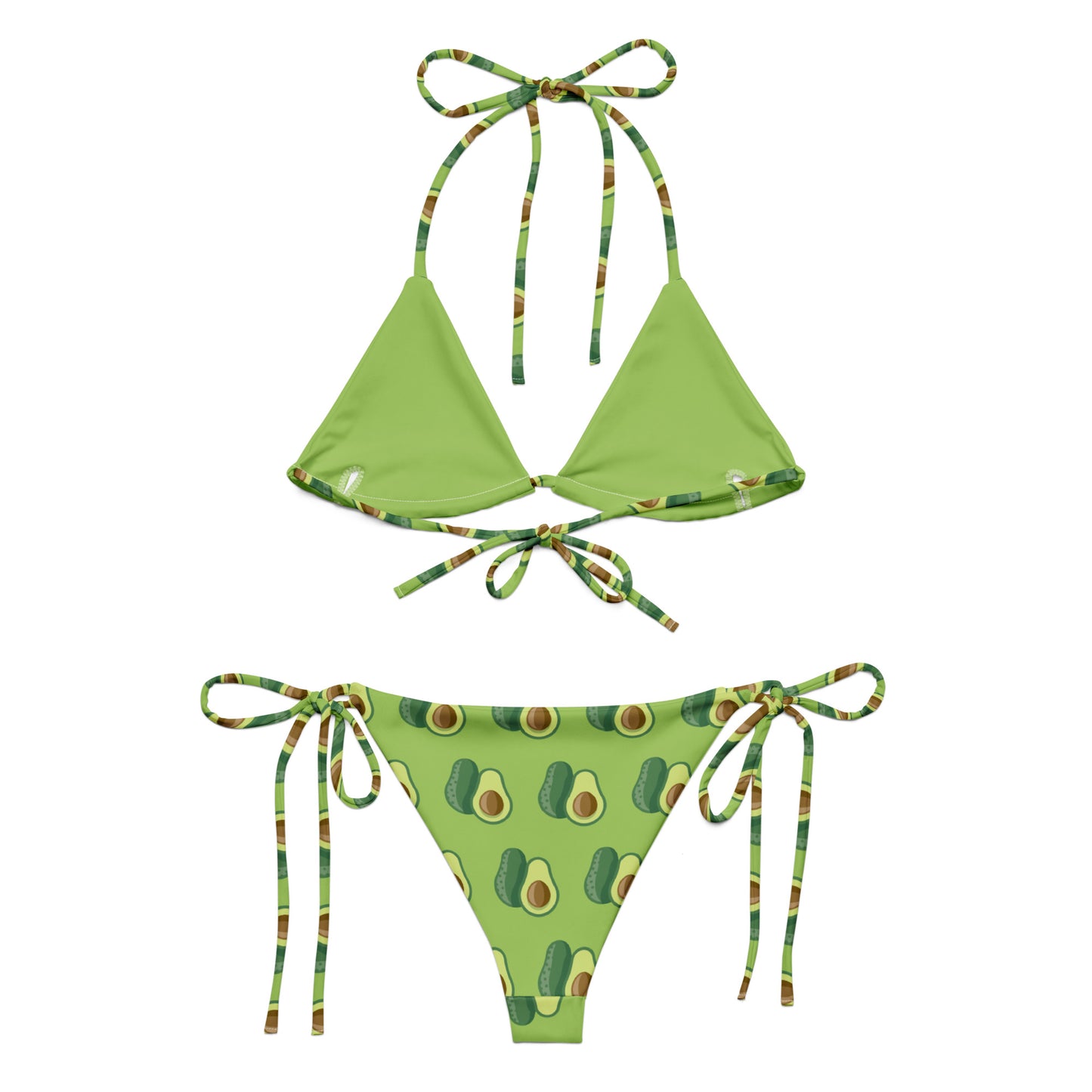 Avocado string bikini