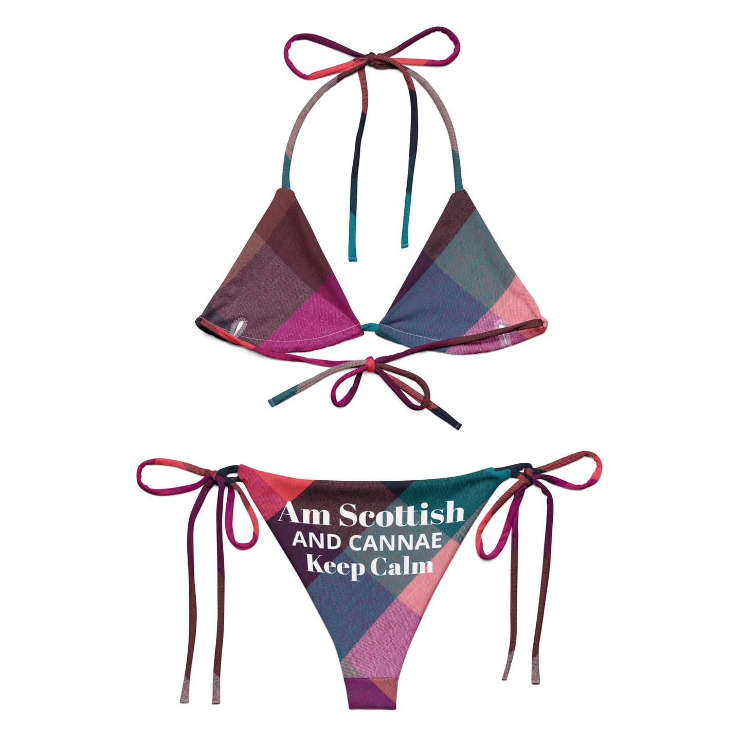 Cannae Keeep Calm string bikini