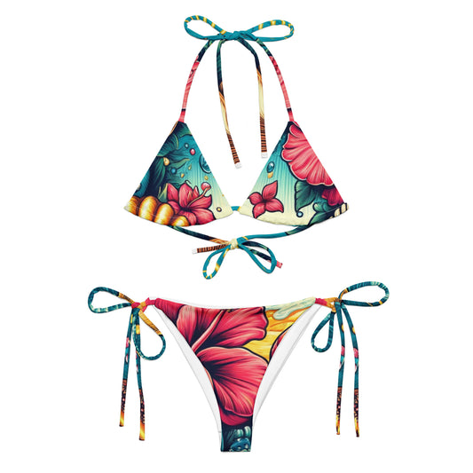 Summer Vibes recycled string bikini