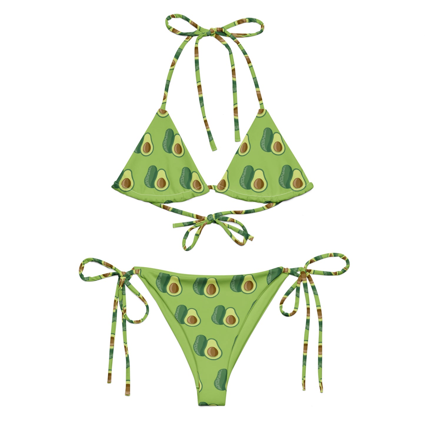 Avocado string bikini