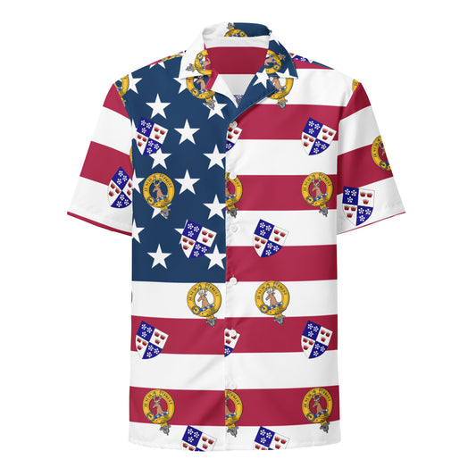 American Flag Fraser Button Shirt