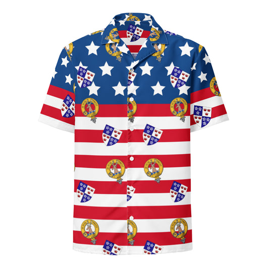 American Flag Fraser Button Shirt