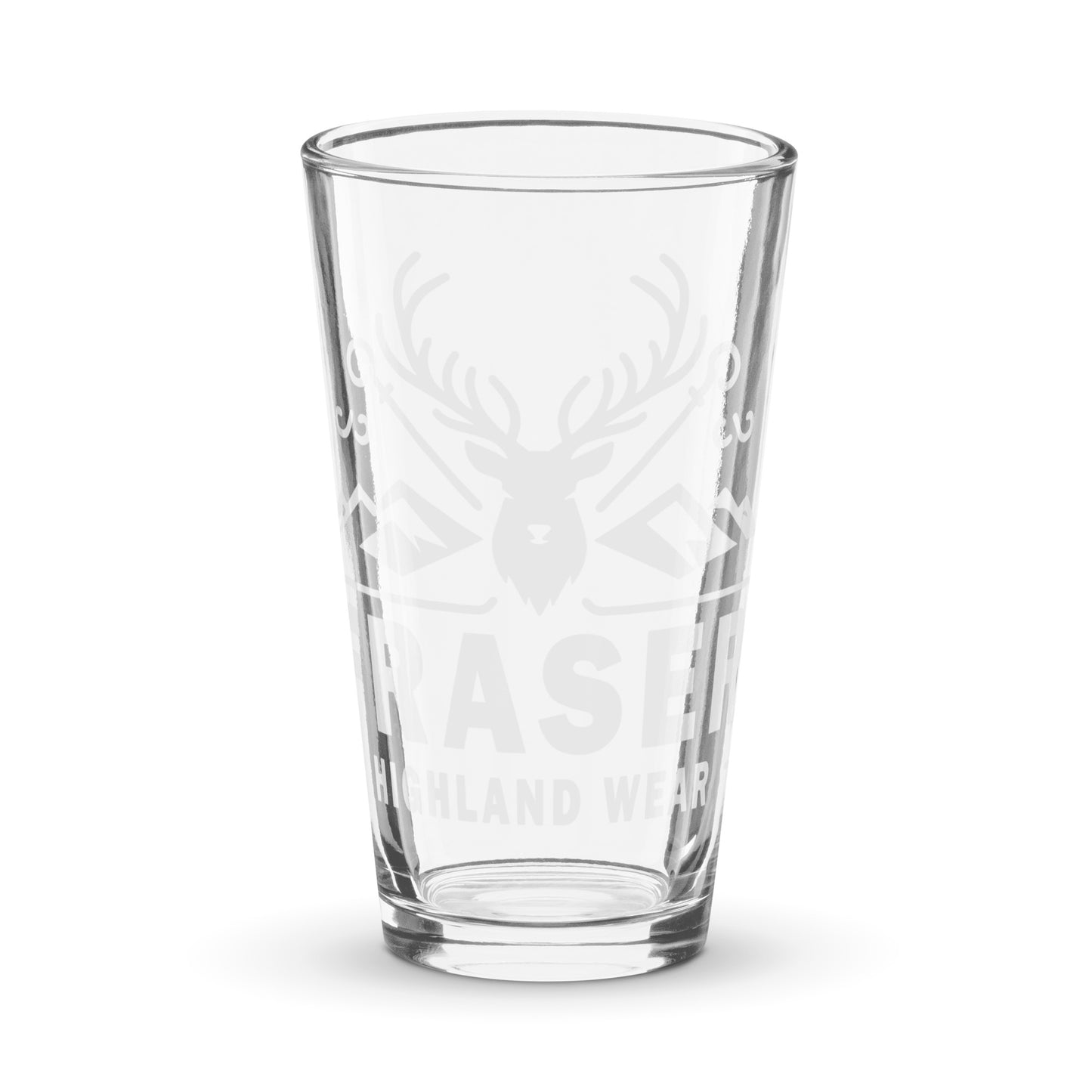 Frasher Highland Wear pint glass