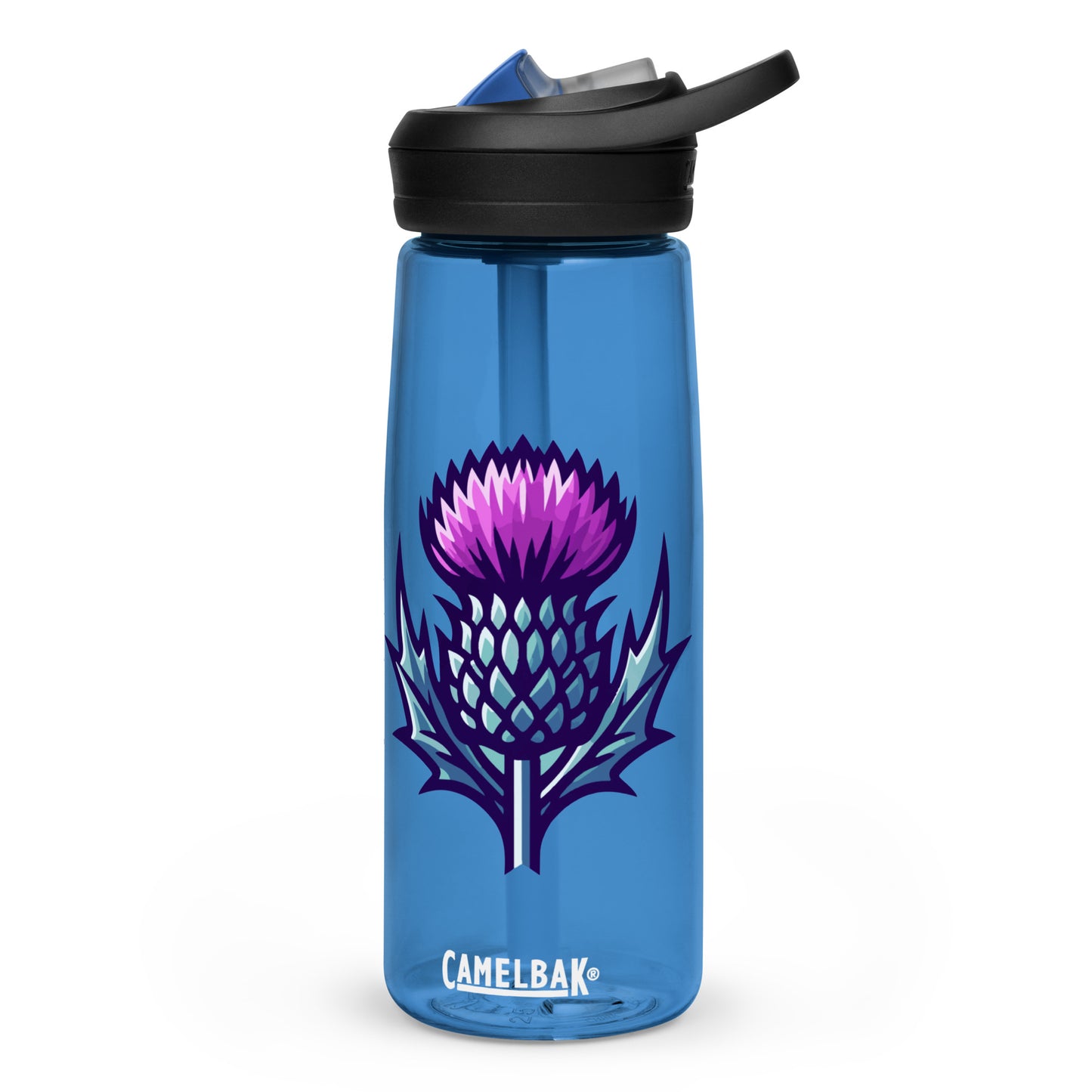 Thistle Flower Sports water bottle