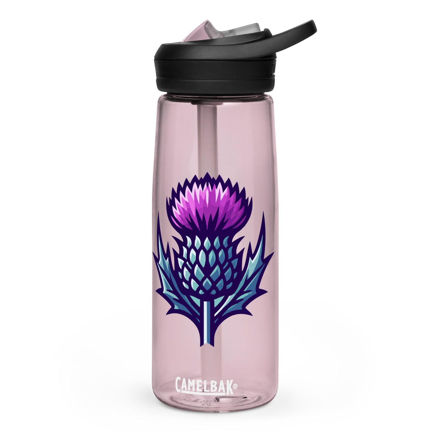 Thistle Flower Sports water bottle