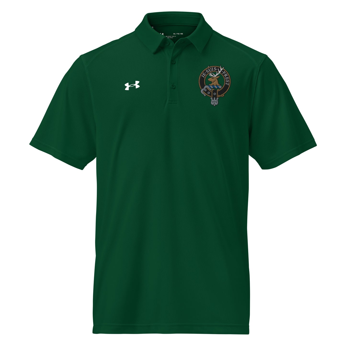 Under Armour® Embroidered Faser Crest polo