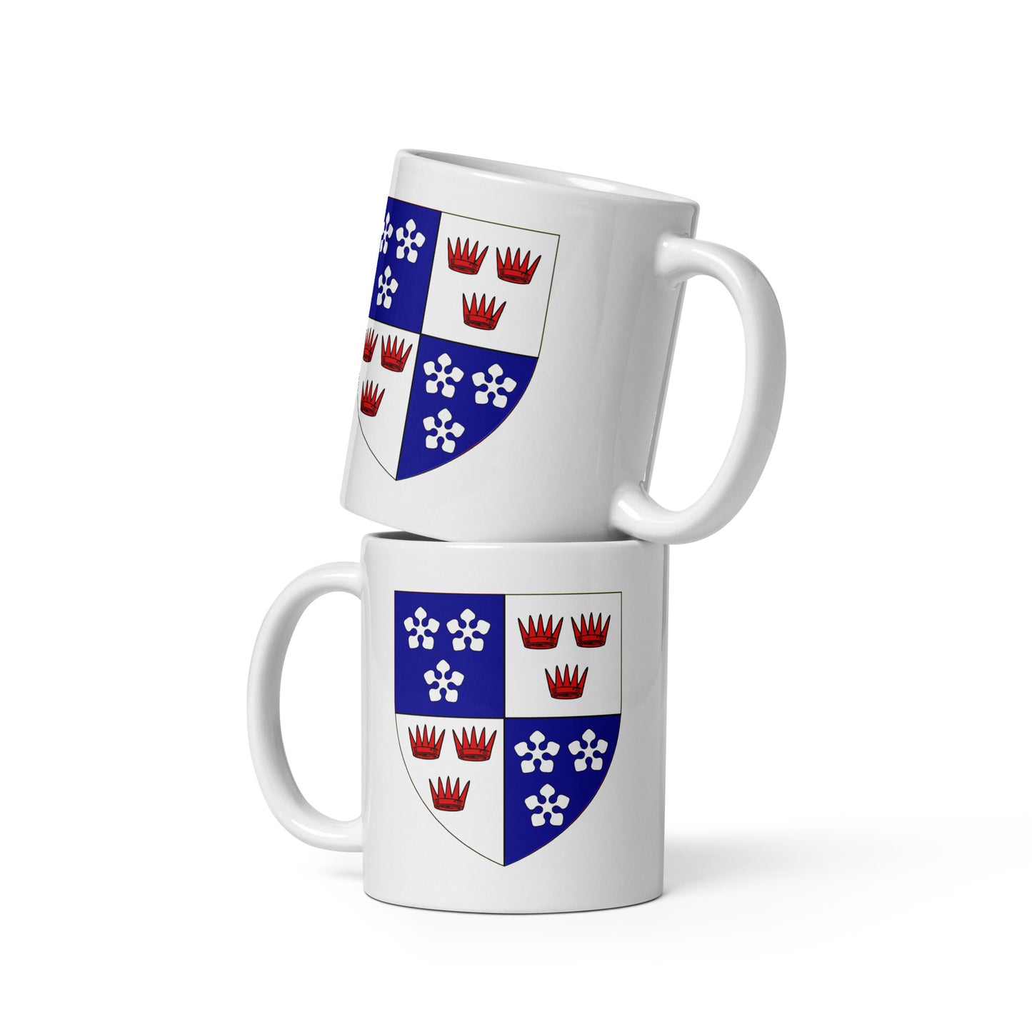 Fraser Shield White glossy mug