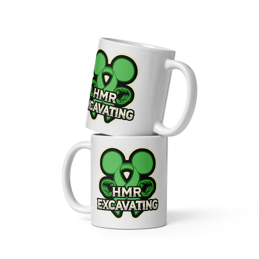 HMR White glossy mug