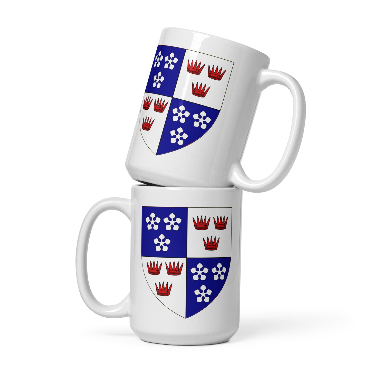 Fraser Shield White glossy mug